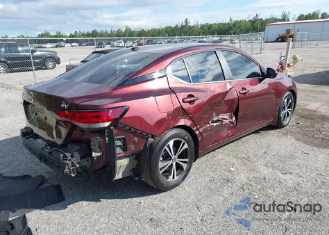 2021 Nissan Sentra Sv Xtronic Cvt z USA, uszkodzony, nr VIN 3N1AB8CV5MY203369